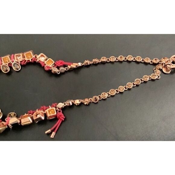 Marc by Marc Jacobs Rose Gold Statement Necklace 18” - Picture 5 of 6